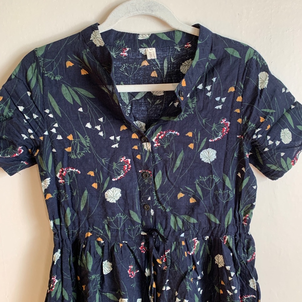 Breezy Cotton Floral Dress
